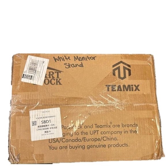 NEW TEAMIX WHITE MONITOR SHELF - Picture 6 of 7